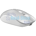 Мышь беспроводная A4Tech Fstyler FB26CS Air2 серебристый/белый, 2000 dpi, радиоканал, Bluetooth, USB, кнопки - 4