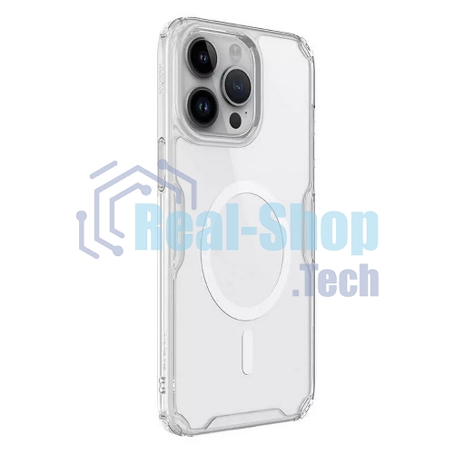 Чехол Nature TPU Pro Magnetic Case, белый, (AP IP15 Pro)