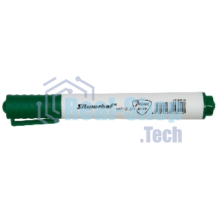 Маркер для досок Silwerhof Prime+, скошенный пишущий наконечник, 2-5мм, зеленый, коробка