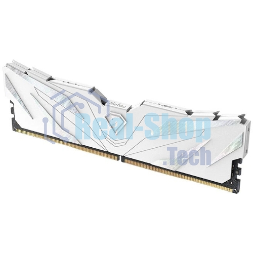 Оперативная память NETAC Shadow II, DDR5, 32Gb (2x16Gb), 6000 MHz, CL38, DIMM, с радиатором, белый
