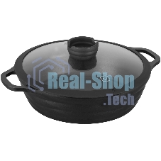 Сотейник Rondell Pacific RDA-1907 d=28 см (с крышкой) графитовый