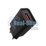 Сетевое зарядное устройство MORE CHOICE (4620202555687) NC07i СЗУ 1USB 2.0A, черный