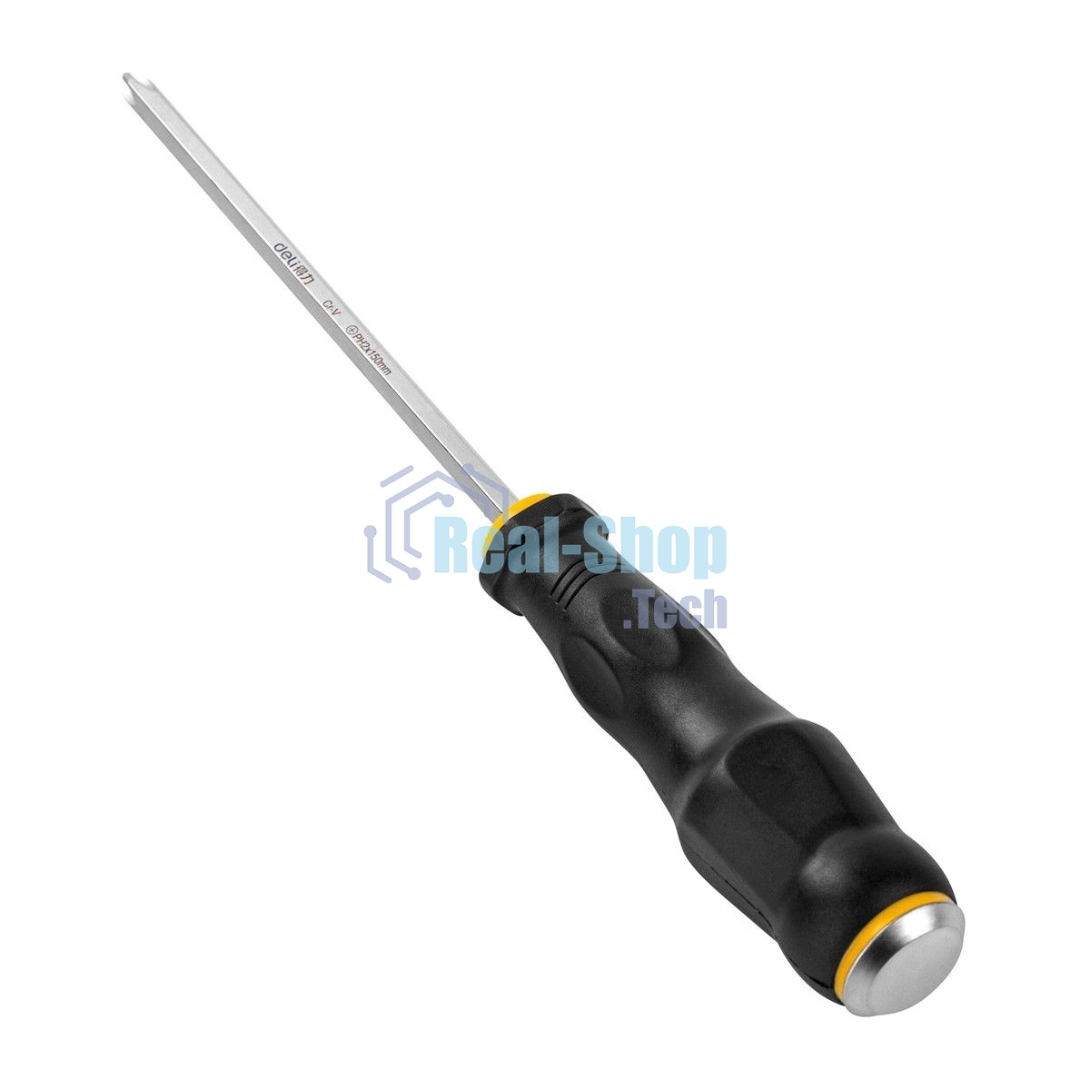 Крестовая отвертка со сквозным хвостовиком (ударная) Deli DL627006 PH2x150