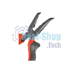 Длинногубцы Matrix black nickel 180 мм, изогнутые, двухкомпонентные рукоятки