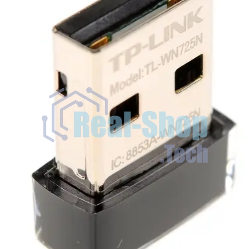Сетевой адаптер TP-Link SOHO TL-WN725N Беспроводной USB Нано адаптер 150 Мбит/с стандарта N c кнопкой QSS(Realtec)
