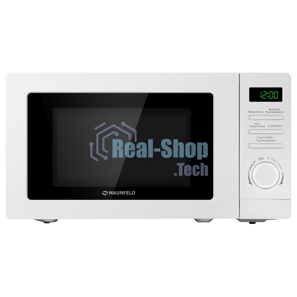 Микроволновая печь Maunfeld MFSMO720EW03 белый, 20 л, 1050 Вт, переключатели - сенсор