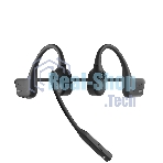 Беспроводные наушники SHOKZ OpenComm2 UC черный, костная проводимость, Bluetooth + USB-адаптер, до 16 ч