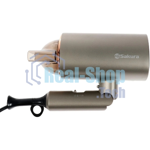Фен SAKURA SA-4043BR коричневый, 2000 Вт, компактный
