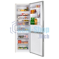 Холодильник Maunfeld MFF185NFBG Matt Inverter бежевый двухкамерный 240/100л морозилка снизу, No Frost