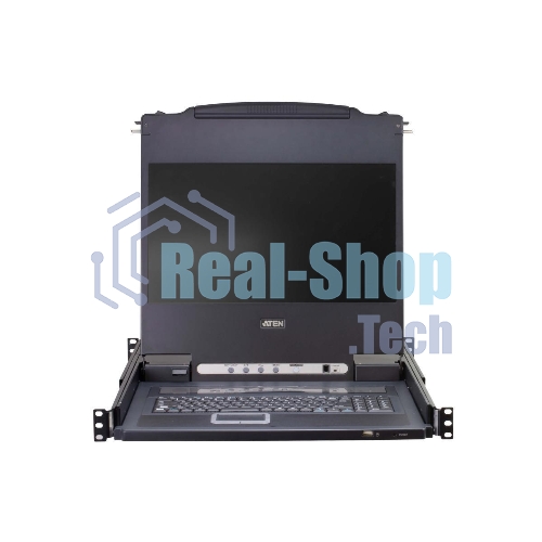 Портовый переключатель 16 с KVM консолью ATEN 16-Port PS/2-USB VGA Single Rail 17.3