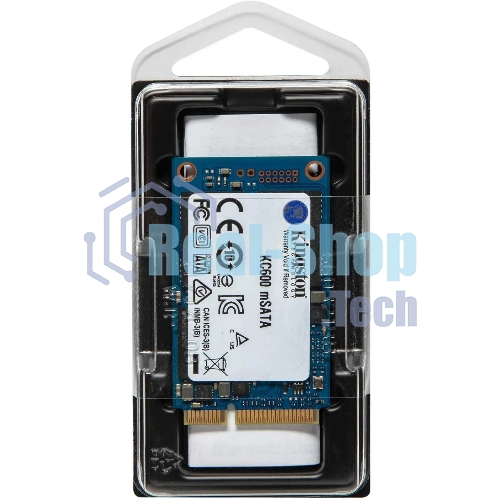 Накопитель SSD Kingston KC600, 256Gb, mSATA, R/W 550/500