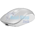 Мышь беспроводная A4Tech Fstyler FB26CS Air2 серебристый/белый, 2000 dpi, радиоканал, Bluetooth, USB, кнопки - 4