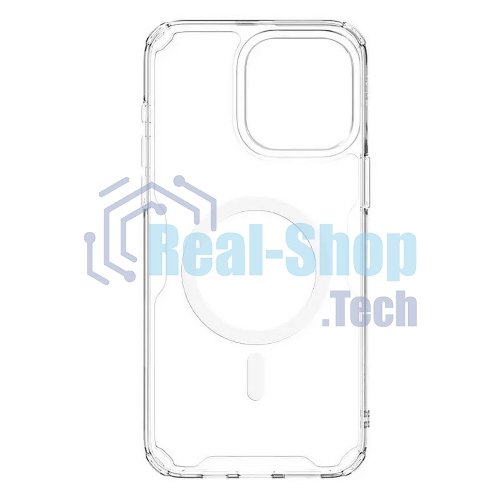 Чехол Nature TPU Pro Magnetic Case, белый, (AP IP15 Pro)