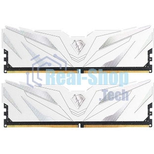 Оперативная память NETAC Shadow II, DDR5, 32Gb (2x16Gb), 6000 MHz, CL38, DIMM, с радиатором, белый
