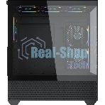 Компьютерный корпус Accord ACC-EL1B TG черный без БП ATX 2xUSB2.0 1xUSB3.1 audio