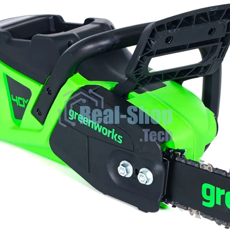 Цепная пила аккумуляторная GreenWorks GD40CS20Xk4, 40V, 40 см, 2000 Вт, бесщеточная, c 1хАКБ 4 Ач И ЗУ (2008807UB)