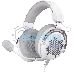 Гарнитура проводная игровая Defender Diomedes white (USB, звук 7.1, легкий, Redragon)