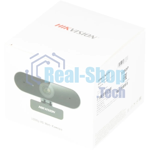 Веб-камера Hikvision DS-U02 1920x1080, 30 кадр/с, USB Type-A, микрофон, автоосвещение, универсальное крепление