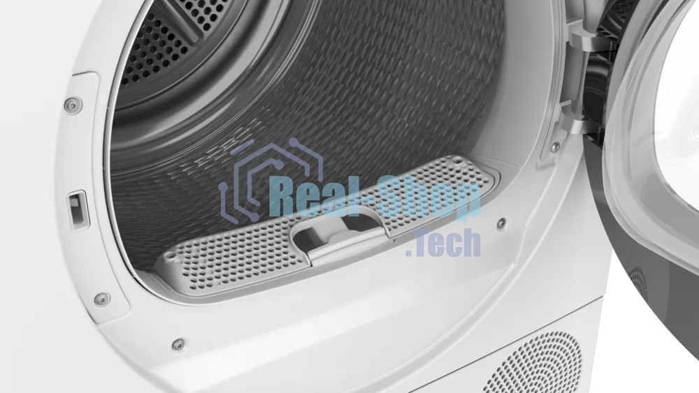Сушильная машина Bosch Serie 6 WQK25200ME, с тепловым насосом, макс.загрузка - 10 кг, Класс энергоэфф-ти: A++, LED-дисплей с текстовой информацией. 15 автопрограмм сушки,Easy Clean with A++,габариты: 842x598x613 mm, белый