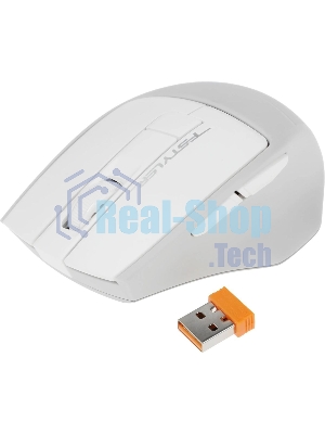 Мышь беспроводная A4Tech Fstyler FG30S белый/серый, 2000 dpi, радиоканал, USB, кнопки - 6