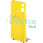 Чехол (клип-кейс) DF poCase-03 для Poco M4 Pro (4G) желтый