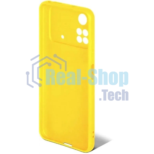 Чехол (клип-кейс) DF poCase-03 для Poco M4 Pro (4G) желтый