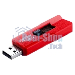 Флешка USB Smartbuy STREAM Red (SB128 GbST-R3), 128Gb, USB 3.0, R/W 75/30, красный/черный