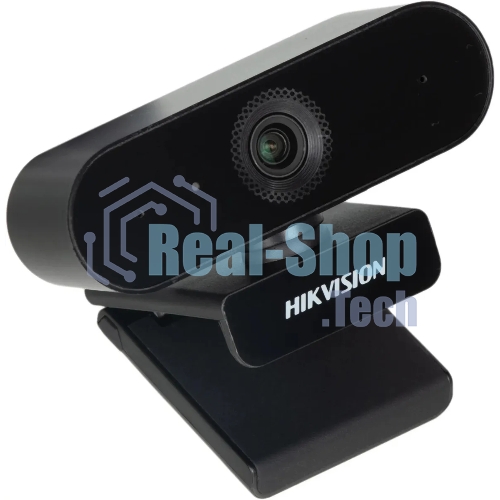 Веб-камера Hikvision DS-U02 1920x1080, 30 кадр/с, USB Type-A, микрофон, автоосвещение, универсальное крепление