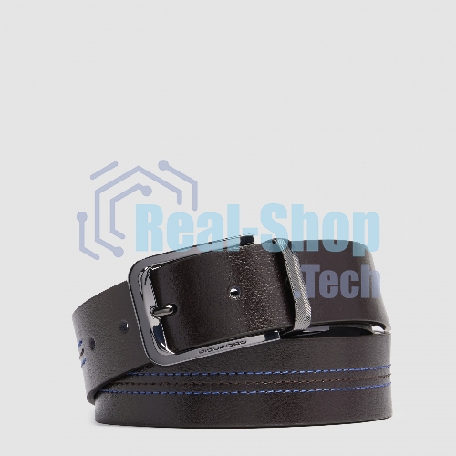Ремень мужской Piquadro Blue Square CU6742B2/MON 125х3.5 см коричневый/черный натур.кожа