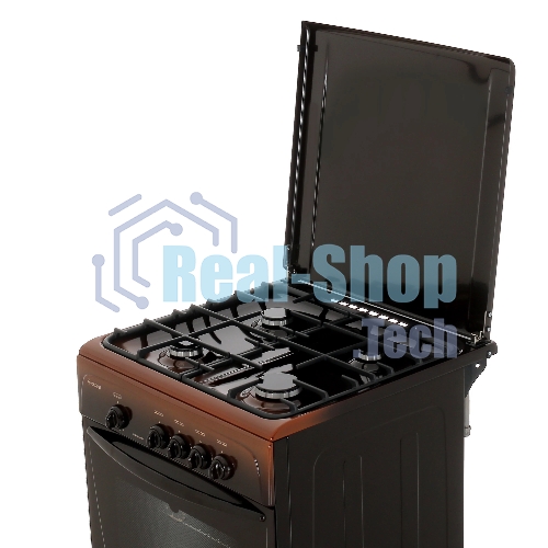 Плита газовая Gefest CG 60М C7 К83 коричневый, конфорок 4 шт, духовка 63 л, 60 см x 85 см x 60 см