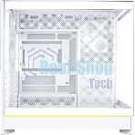 Компьютерный корпус Montech HS02 белый без БП ATX 4x140мм 2xUSB 3.0 audio bott PSU
