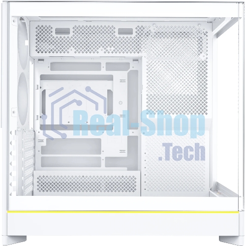 Компьютерный корпус Montech HS02 белый без БП ATX 4x140мм 2xUSB 3.0 audio bott PSU
