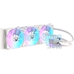 Кулер с водяным охлаждением Formula V Line ICE JET GLOW 360 WH, 360мм, 3x120мм, ARGB fans, LGA115X/1200/1700/1851, AM4/AM5