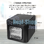 Сушка для фруктов и овощей Hyundai HYFD-P1203 12под. 500 Вт, черный