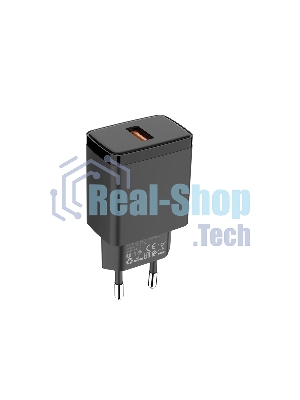 Сетевое зарядное устройство Cablexpert MP3A-PC-55, 10.5Вт, 2.1А, 1хUSB, черный, пакет