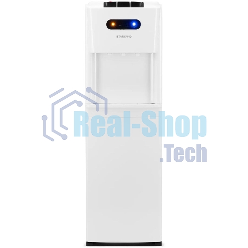 Кулер для воды Starwind SW-1012CW, нижняя загрузка, нагрев 95 °С, охлаждение 4 °С, белый