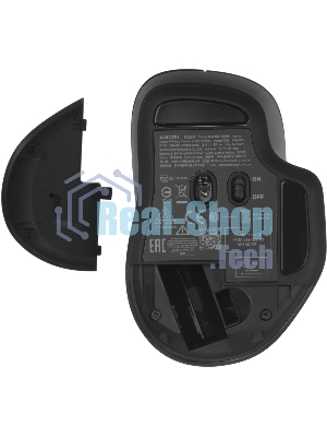 Мышь беспроводная Xiaomi Wireless Mouse Comfort Edition черный, 1200 dpi, радиоканал, USB, кнопки - 3