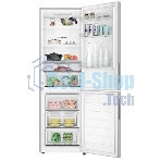 Холодильник Haier CEF536CSG серебристый двухкамерный 240/105 л морозилка снизу, No Frost