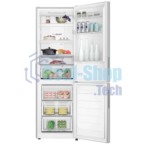 Холодильник Haier CEF536CSG серебристый двухкамерный 240/105 л морозилка снизу, No Frost