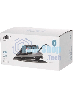Утюг Braun SI5088BK черный/серый, 2800 Вт, 50 г/мин, 220 г/мин, 300 мл