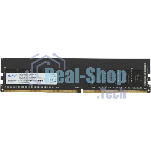 Оперативная память NETAC Basic, DDR4, 8GB (1x8GB), 3200MHz, CL22, DIMM