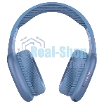 Беспроводные/проводные наушники QUMO Sense BT 0083 темно-синий, накладные, Bluetooth + проводной, до 10 ч