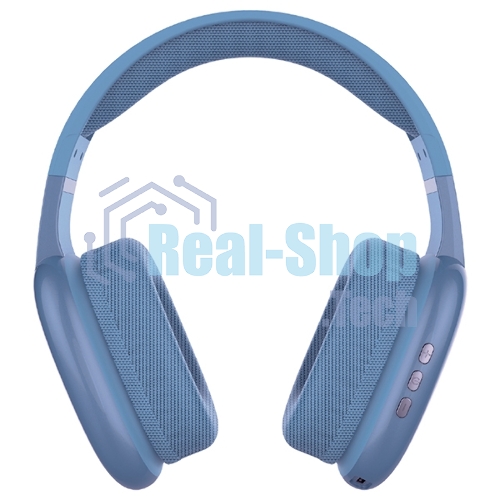 Беспроводные/проводные наушники QUMO Sense BT 0083 темно-синий, накладные, Bluetooth + проводной, до 10 ч
