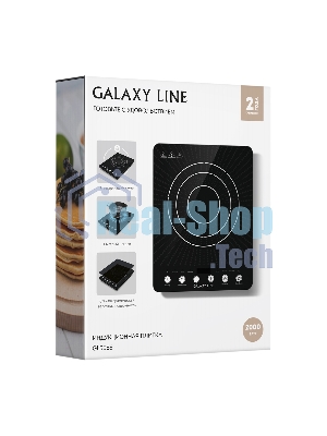 Плита настольная электрическая Galaxy GL 3066 черный, 2 кВт, индукция, конфорки - 1, стеклокерамика, сенсор
