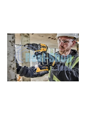 Дрель-шуруповерт аккумуляторная DeWalt DCD805P2T-QW, 18В, 2 АКБ, Кейс