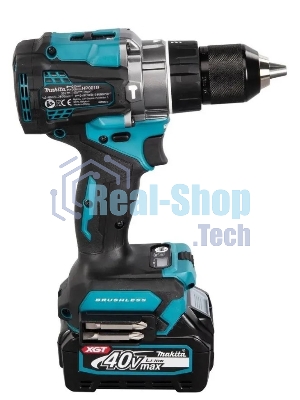 Дрель-шуруповерт Makita HP001GD201, 40 В, 2,5 Ач, 140 Нм, бесщеточный, ударный