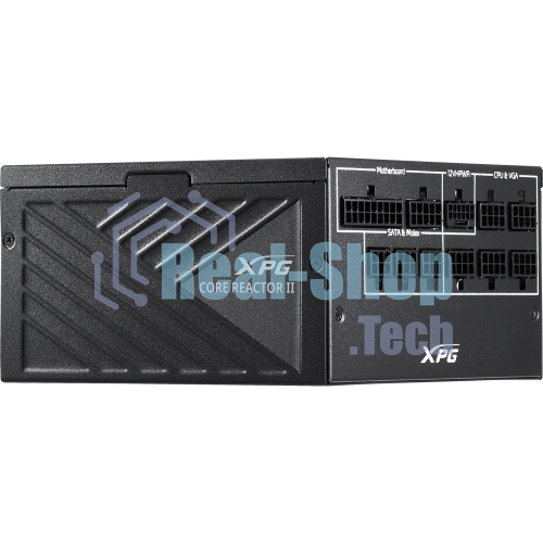Блок питания ADATA XPG CORE REACTOR II 1200 (COREREACTORII1200G-BKCEU), 1200Вт, 80 PLUS Gold, 135мм, модульный, черный