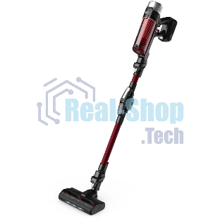 Пылесос вертикальный Tefal X-Force Flex TY2079WO черный/красный, питание от аккумулятора, 100 Вт, уборка сухая, пылесборник 0.4 л