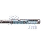 Бур по бетону Denzel двойная спираль, Cobalt W-tip, 8x160 мм, SDS PLUS