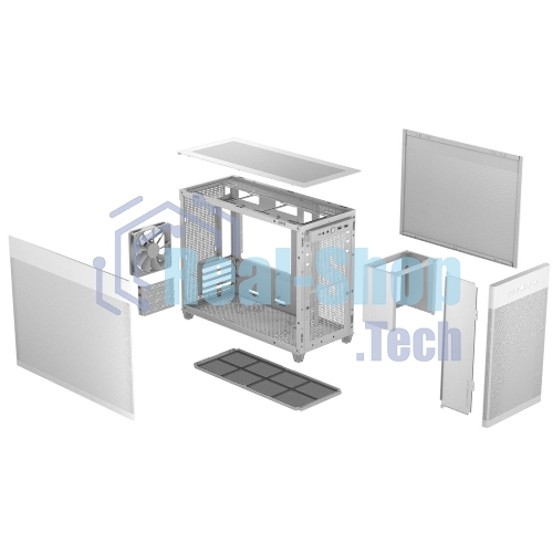 Компьютерный корпус Asus AP201/WHT/MESH AP201 ASUS PRIME CASE MESH WHITE EDITION (90DC00G3-B39000) (771913)